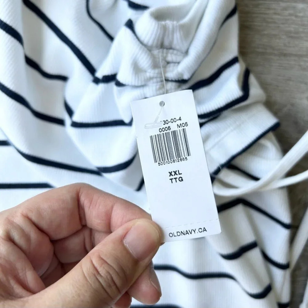 NWT Old Navy Maternity Striped Sleeveless Rib-Knit Nursing Dress - Picture 13 of 16